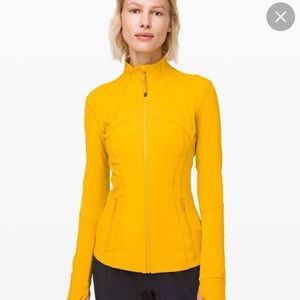 Lululemon yellow honeycomb lululemon define jacket
